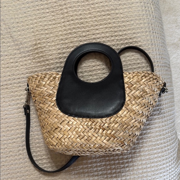 Mango Black and Tan Crossbody Bag - Picture 3 of 6